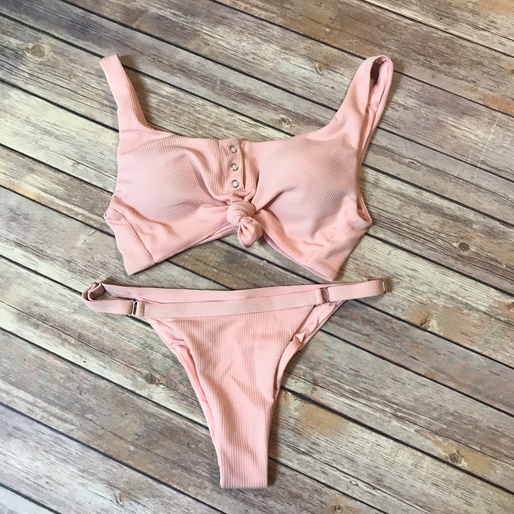 New pink  cheeky bikini